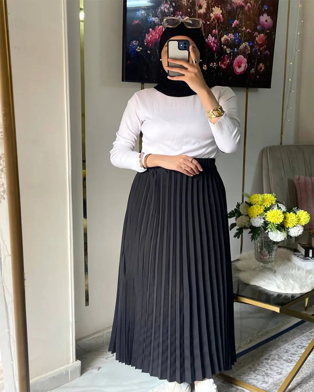 Pleated Skirt
