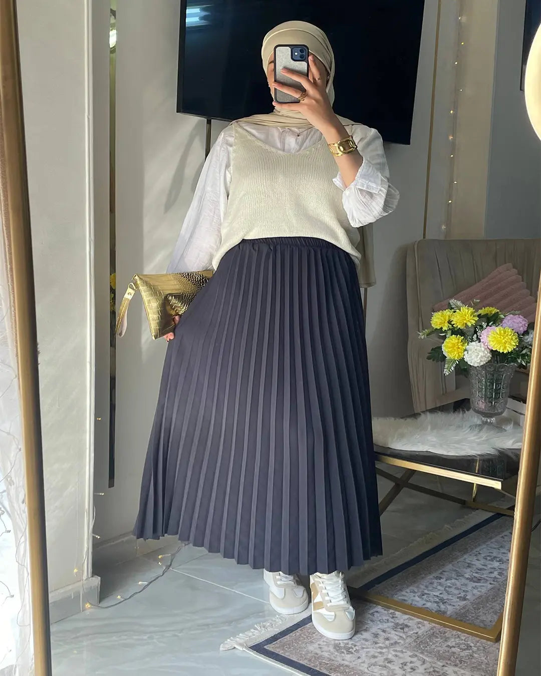 Pleated Skirt