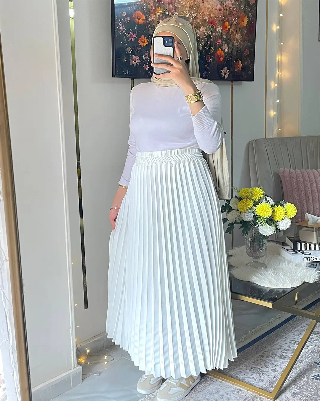 Pleated Skirt